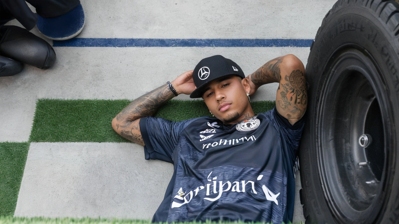 Nyjah Huston: Medalhista Olímpico de Skate Vestindo a Camisa do Corinthians