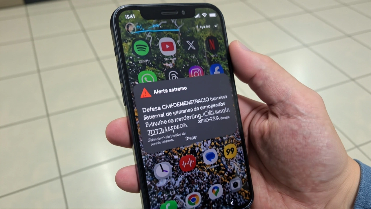 Defesa Civil testa alerta de emergência via celular no DF e Centro-Oeste